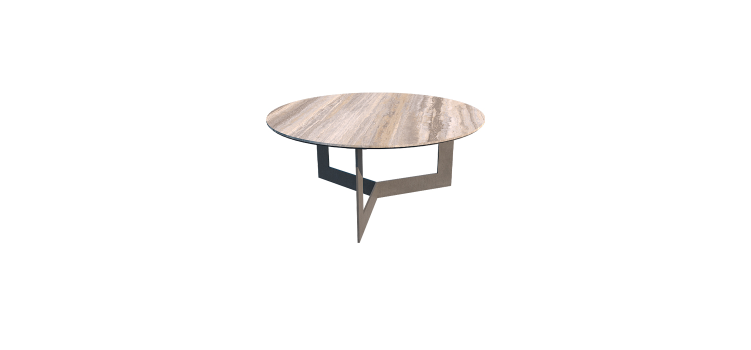 MARBELLA MESAS CENTRO REDONDA BAJA 70 CM