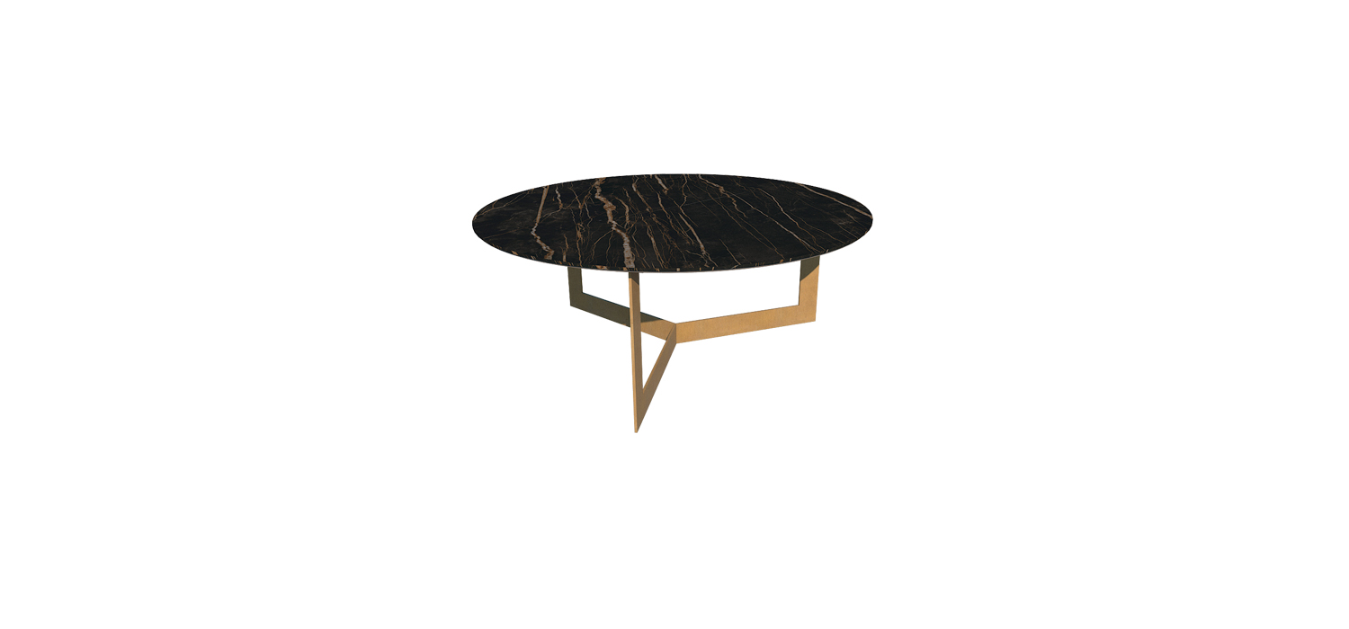 MARBELLA MESAS CENTRO REDONDA NEGRA 100 CM