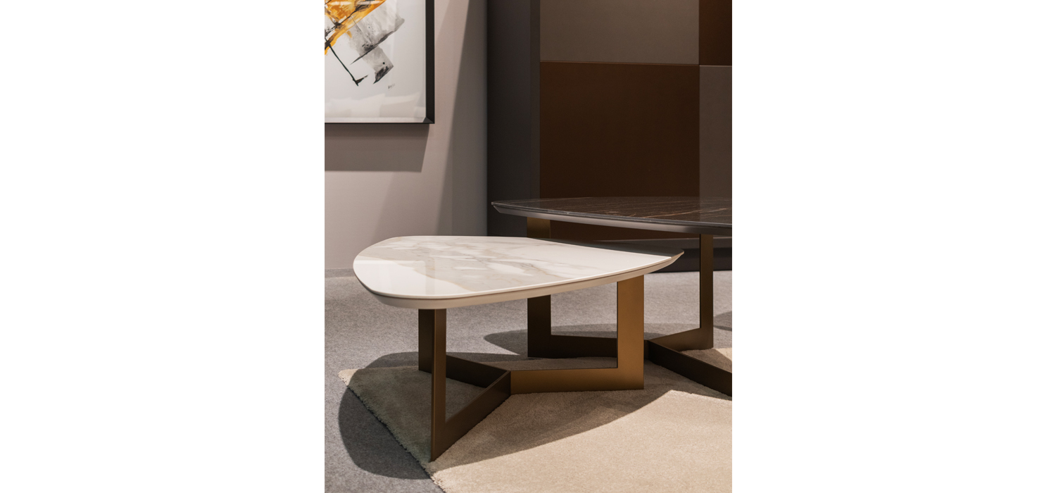 SLIDE MESA CENTRO TRIANGULAR OVAL MARBELLA